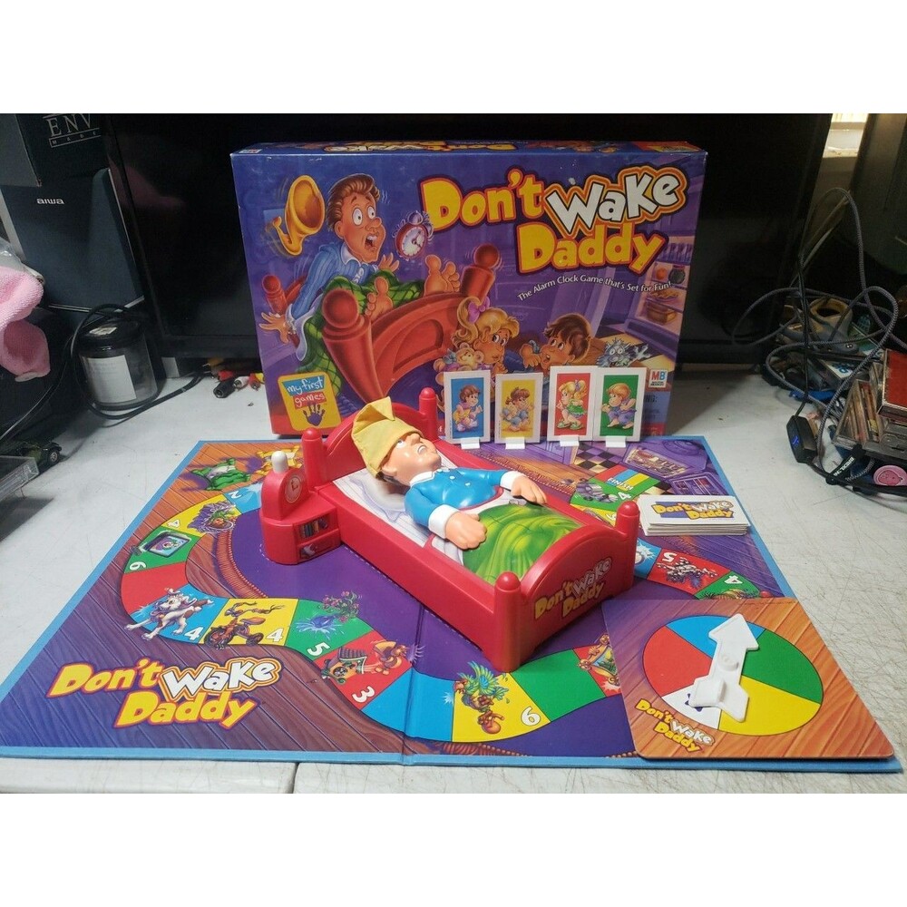 Don't Wake Daddy Game by Milton Bradley/Hasbro Complete Kids Board Game (1999)